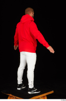  Dave black sneakers dressed red hoodie standing white pants whole body 0014.jpg